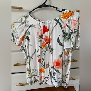 Loft Floral Blouse XS